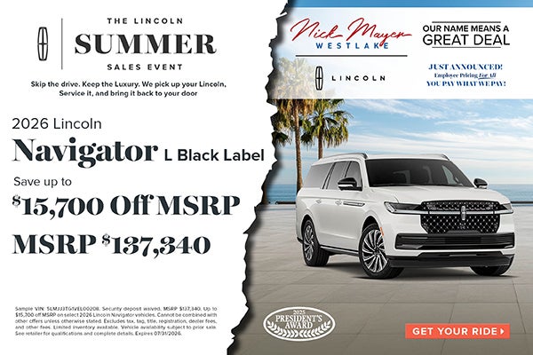 2026 Lincoln Navigator L Black Label