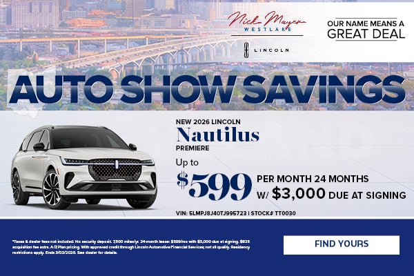 2026 LINCOLN NAUTILUS PREMIERE