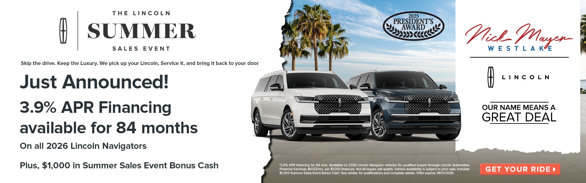 Navigator 0% APR