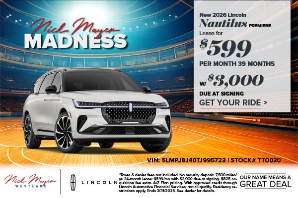 2026 LINCOLN NAUTILUS PREMIERE