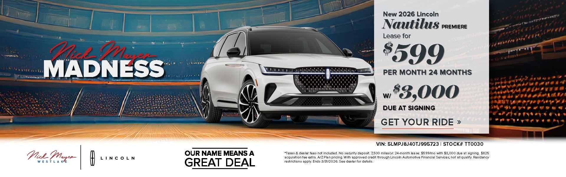 2026 LINCOLN NAUTILUS PREMIERE