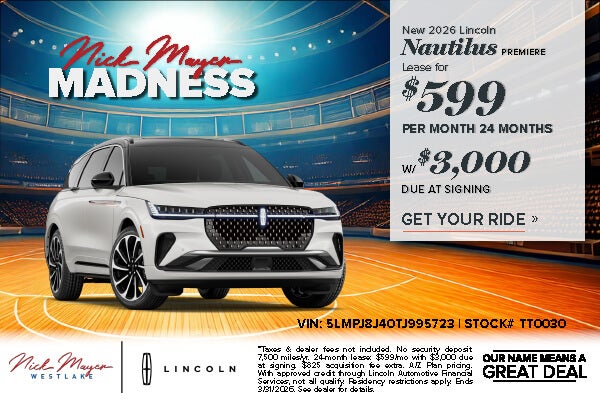 2026 LINCOLN NAUTILUS PREMIERE