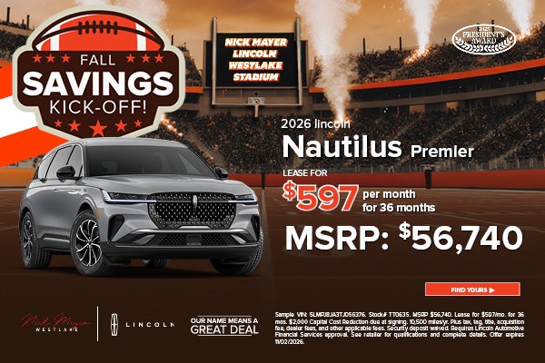 2026 Lincoln Nautilus Premier
