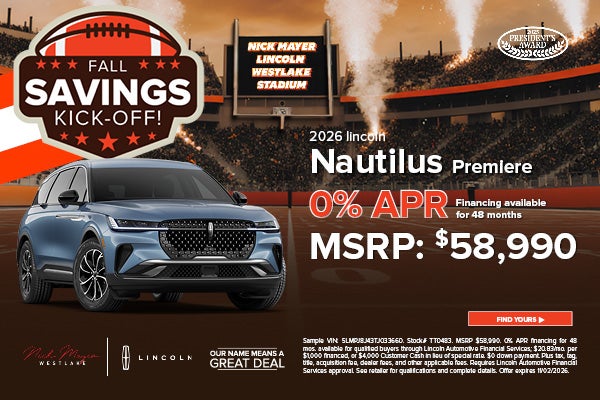 2026 Lincoln Nautilus Premiere