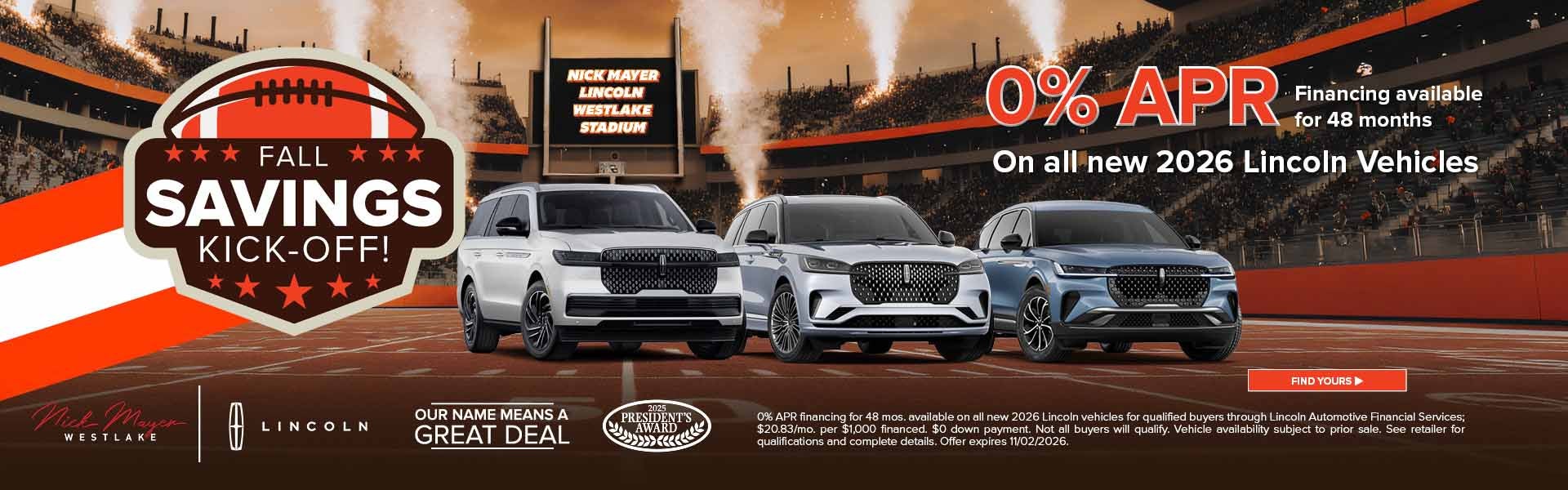 2026 Lincoln Vehicles